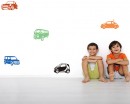 Lovely Cars Nursery Vinyl Decal Children Sticker